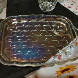 Federal Glass Company 3 Plates 3 Glasses