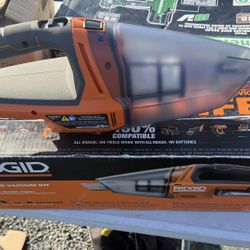 RIDGID 18V Cordless Hand Held Vacuum (Tool Only  No battery no charger