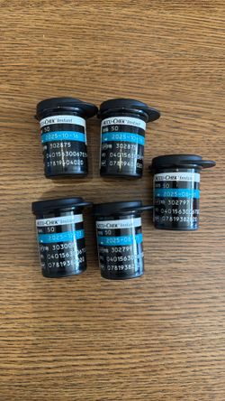 (5) Accu-Chek Instant 50 Test Strips.