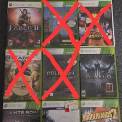 Xbox 360 Games and Controller