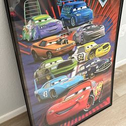 Disney Cars Frame Poster