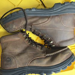 Wolverine Steel Toe Boots Size 10.5 Mens