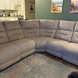 Three Piece Sectional W/power Recliners
