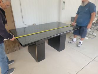 Laminated marble table