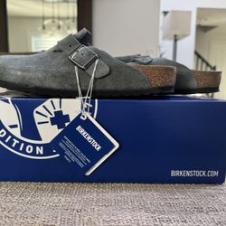 NEW Birkenstock Boston BS - Basalt Gray (size 8/W | 6/M)