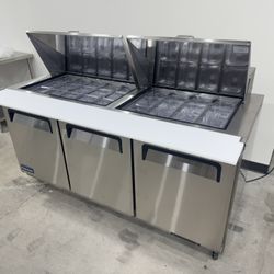 72in Mega Salad And Sandwich Prep Table