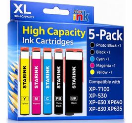 StarInk remanufactured XL Ink Cartridges 5-Pack