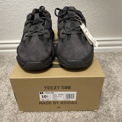 Adidas Yeezy 500 Utility Black 10.5 DS