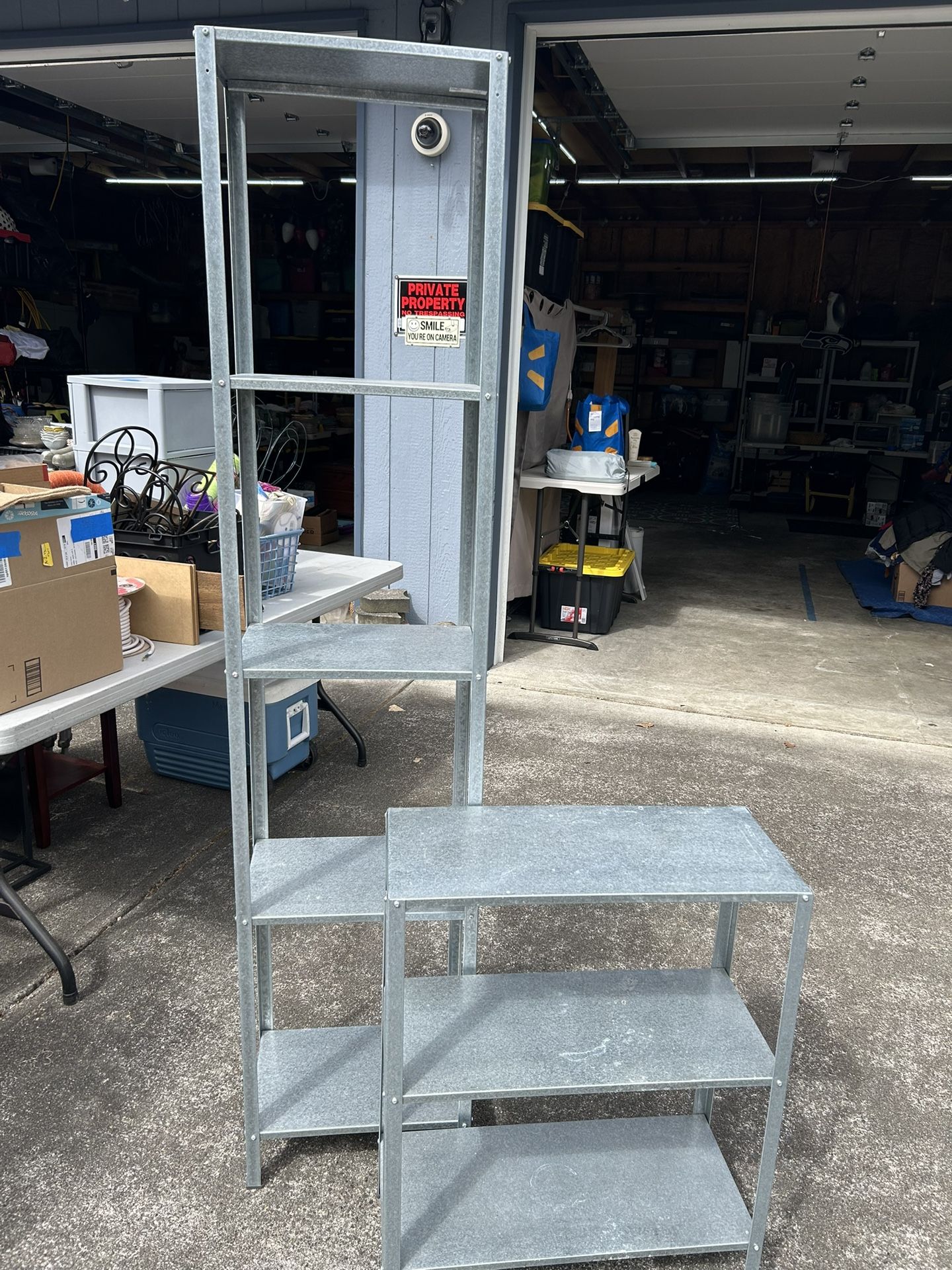 Galvanized Shelf’s