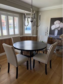 Table with four chairs