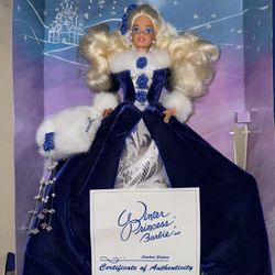 Barbie Winter Princess Doll Nrfb