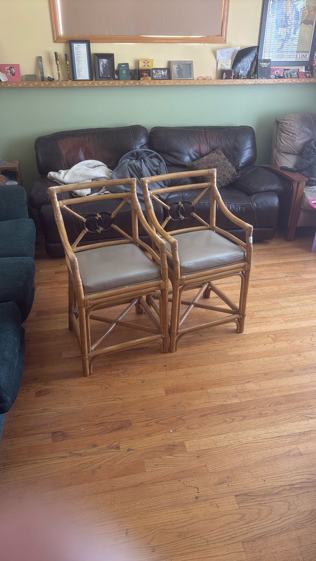 Vintage McGuire Chairs Bamboo