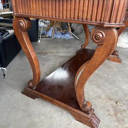 Mahogany w/ Inlay Cherry Table