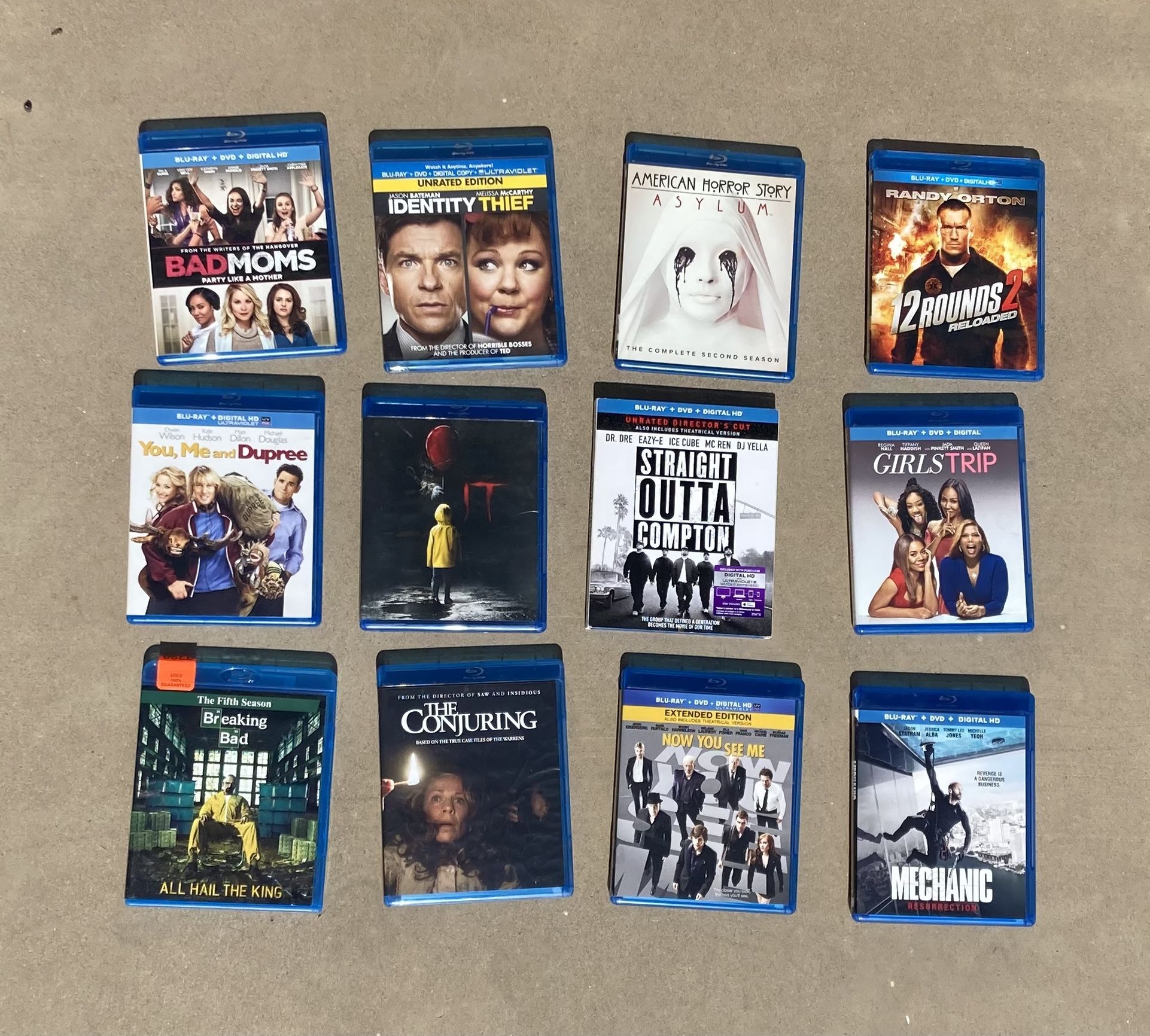 Movies (Blue Rays DVDs)
