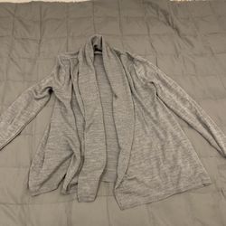 Grey Cardigan Sweater Size Small