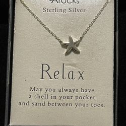 Sterling Silver Relax Necklace 