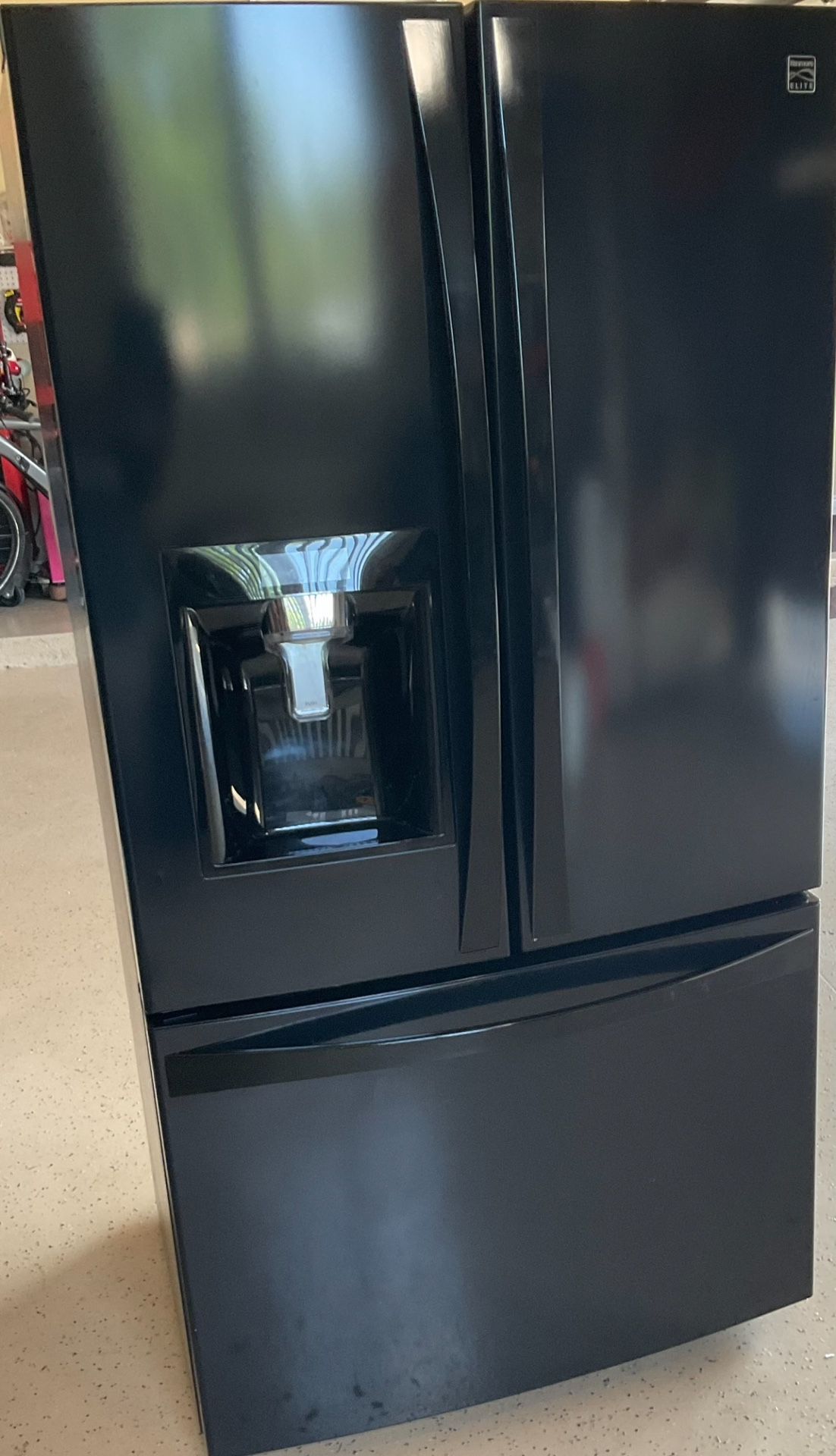 Kenmore Elite French Door Refrigerator (black-counter depth)