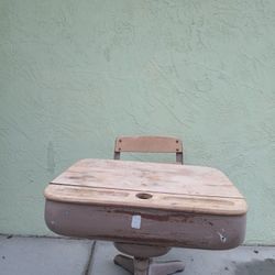American Seating Company Tan School Desk