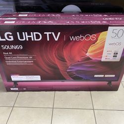 50” 4K LG UHDTV - New In Open Box! LG 50UN6955ZUF