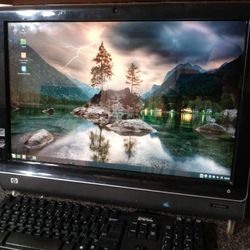 HP All In One 22" ( Virus Free With Linux OS)