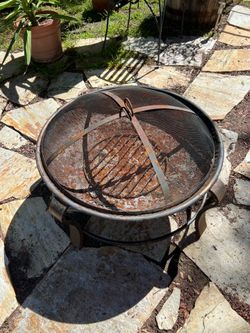 Outdoor Fire Pit Used