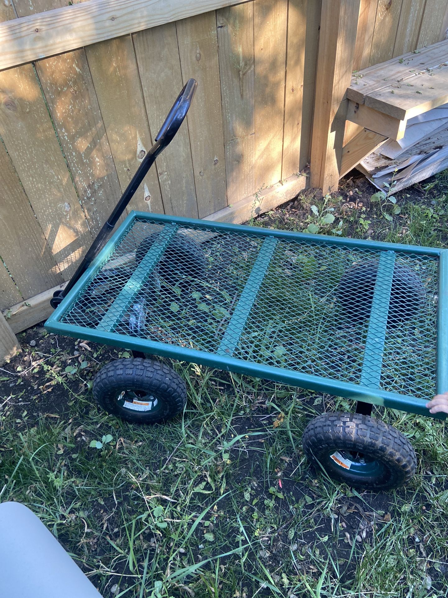 Mesh Deck Steel Wagon