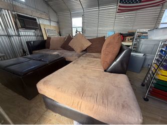 Huge l shaped couch gently