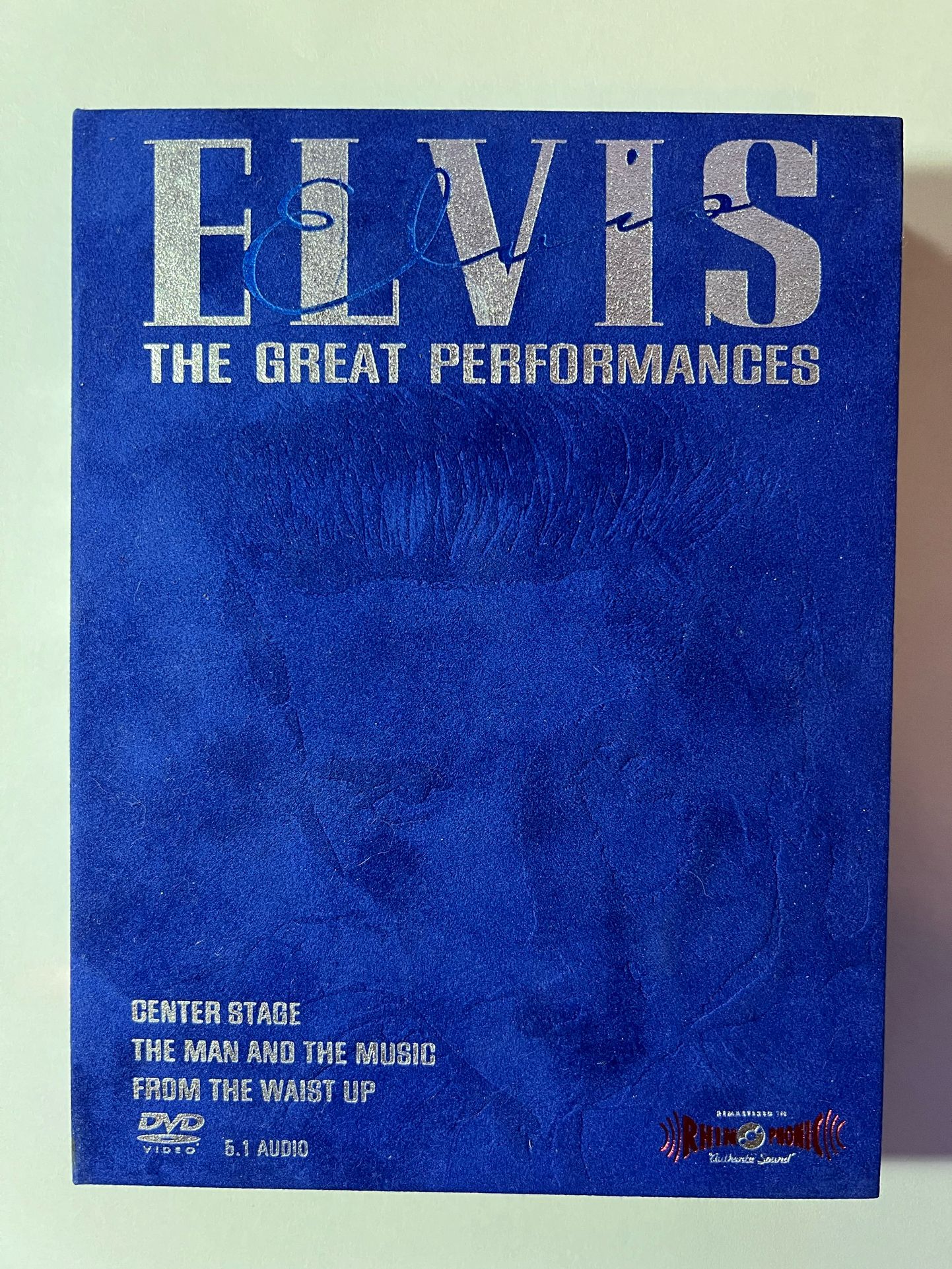 Elvis - The Great Performances Boxed Set (DVD, 2002, 3-Disc Set) Blue Suede OOP