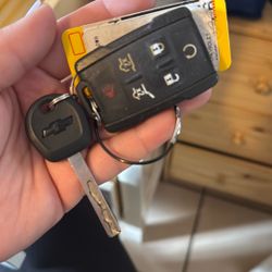 2015 Chevy Tahoe Car Fob And Key
