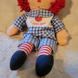 Vintage Bedtime Raggedy Andy Doll