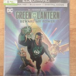 Green Lantern Beware My Power 4K Ultra HD Steelbook
