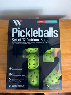 Wilson Pickleballs (brand new) set of 12 Outdoor balls