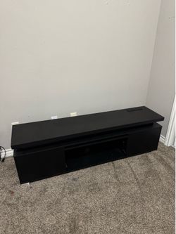 Black TV Stand