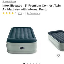 Air Mattress  Intex