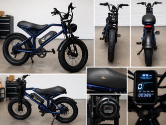 Qlife Fat Tire Electric Bike | 380 Miles | 20” x 4” Tires | 48V E-Bike