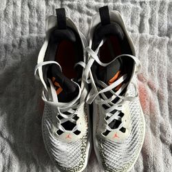 Jordan Luka 1 Men’s Size 14 – White / Black / Orange Basketball Shoes