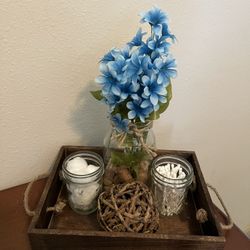 Bathroom Counter Tray Decor 