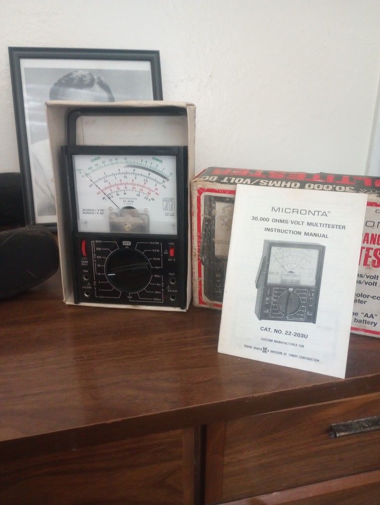 Vintage Micronta Volt Ohm Meter