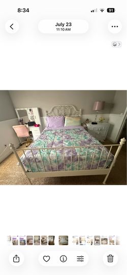 Metal Bed Frame - Full Size