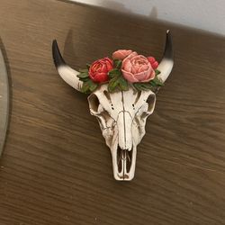 Floral Skull Wall Decor 