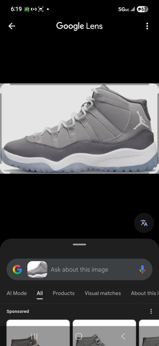 Jordan's 11 Size 7