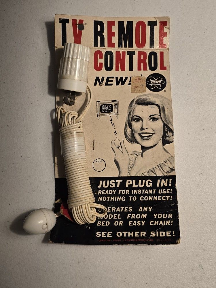 Tv Remote Control 1960's