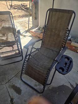 2 used gravity chairs