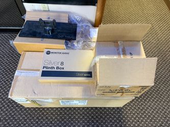 Two or three TV brackets from peerless, Yamaha, infinity and a part