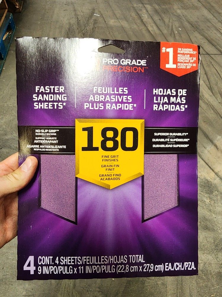 Sandpaper Sheets. Take All