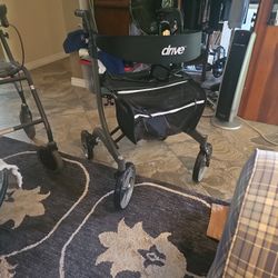 Drive F22 Walker With Oxygen Holder