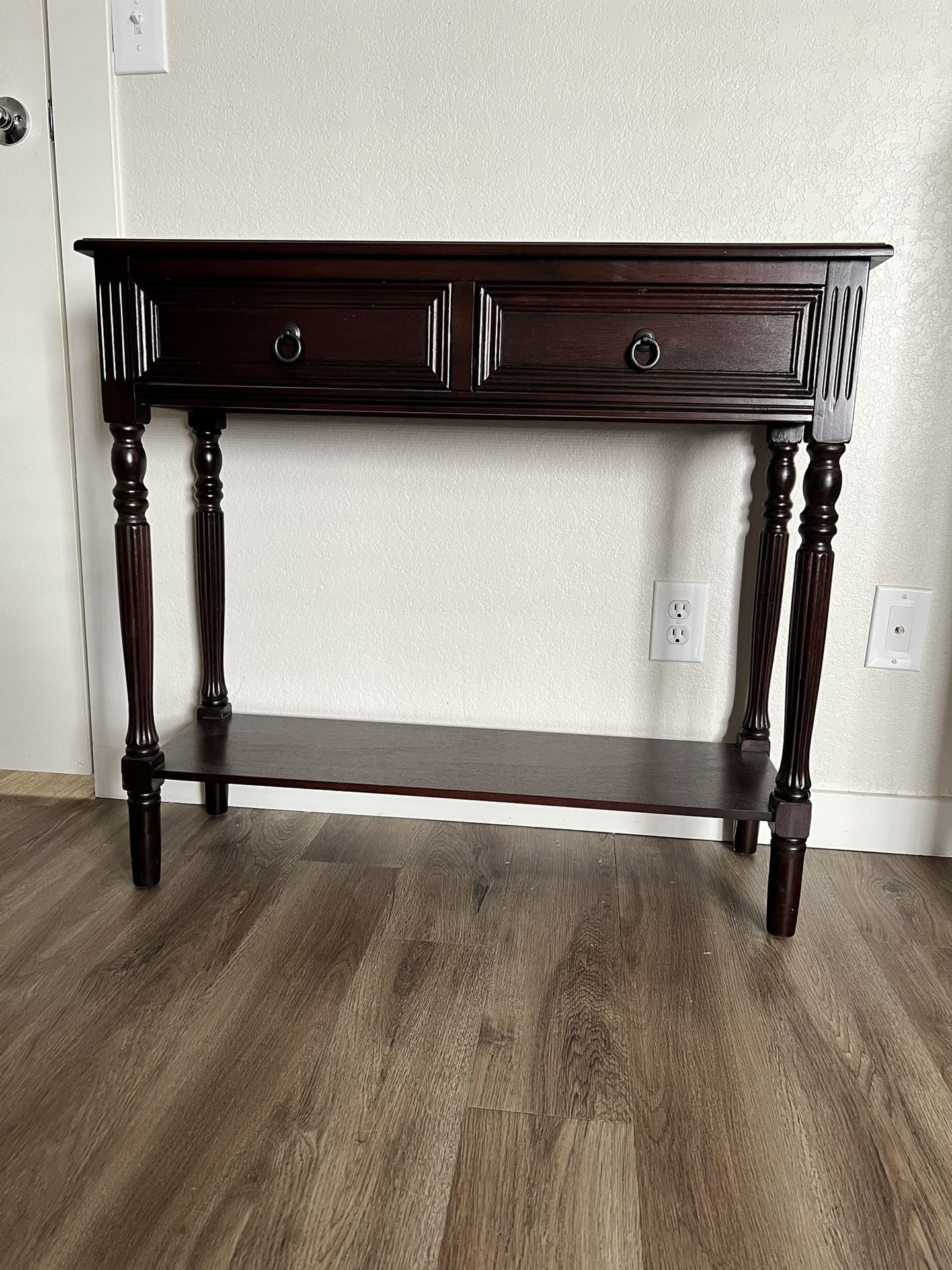 Wood Console Table