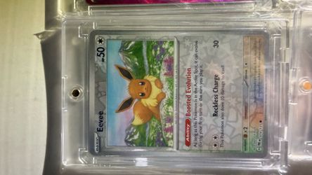 Pokemon Card Reverse Holo Evee Prismatic 074