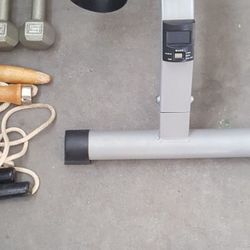 Weights-jump Ropes-Cardio Mini Cycle.