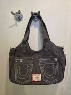 True Religion Canvas Shoulder Bag